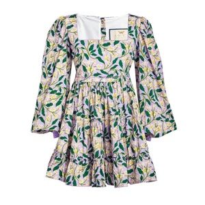 Agua Bendita Avena Dos Gardenias Mini Dress